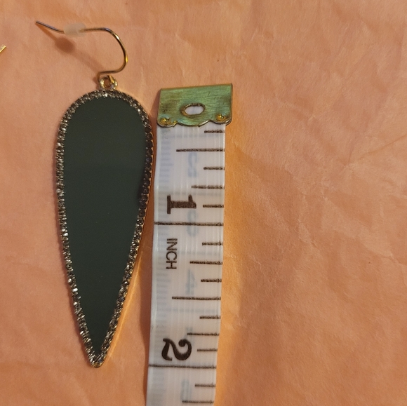 Marlyn Schiff Enamel Drop Earrings - Picture 4 of 5